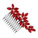FOYTOKI Bridal Headwear Wedding Hair Clips for Brides Hair Comb Hair Side Comb Diamond Hair Accessories Rhinestone Hair Accessories Bridal Hair Accessories Wedding Hair Accessories