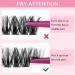 280 Pcs 40D+50D Mixed Cluster Lashes - DIY Eyelash Extensions at Home - 9-15 Mix - Large Size - Buy Online on SooperMarket.com