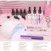 Maykawe Gel Nail Polish Set with 48W Nail Lamp - 6 Nude, Gray, Pink, Purple Colors - Base Top Coat, Manicure Tools - Shellac Nail Art Kit for Beginners - Home Salon Starter Kit - Buy Online on SooperMarket.com