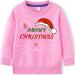 Girls Christmas Jumper - Santa Reindeer Tops for Kids | Xmas Cat Design | 4-5 Years - Buy Online on SooperMarket.com