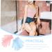Housoutil Exfoliating Scrub Gloves Set - 2 Pairs Body & Face Scrubbing Mitts for Dead Skin Removal - Loofah Shower Wash Gloves - Thicken Polyester for Ultimate Cleanliness - Buy Online on SooperMarket.com