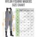Foxelli Chest Waders - Waterproof Fishing Waders for Men & Women with Boots | Lightweight 2-ply Nylon/PVC Construction | Size 10 - Buy Online on SooperMarket.com