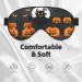 Halloween Moon Bat Pumpkin Print Double-Sided Eye Mask Soft and Light Blocking for Enhancing Sleep Quality - Buy Online on SooperMarket.com