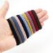 80 Pcs Seamless Cotton Hair Ties for Women - Elastic Wave Style Bands for Curly & Thick Hair - Buy Online on SooperMarket.com