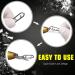 Lure Quick Change Black Nickel Fishing Snap Swivels - High Strength Stainless Steel Connector Snaps Tackle for Saltwater Fishing - Size S (44lb) - 50 pcs - Buy Online on SooperMarket.com