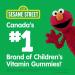 Sesame Street Brilliant Omega-3 Kids Gummy with DHA by Webber Naturals 120 Gummies For Children Age 3 and Up - Buy Online on SooperMarket.com