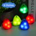 5-Piece Silicone Dog LED Light Keychain | Waterproof Security Pet Lights for Dogs & Cats 3 Flashing Modes - Buy Online on SooperMarket.com