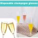 KBG 40 Pack 5 Oz Disposable Plastic Champagne Flutes | Mimosa Bar Glasses | Transparent 30 Pack-2 - Buy Online on SooperMarket.com