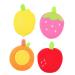 Hemoton 4pcs Animal Bath Towel Bath Loofah Sponge for Bathing Perm Tin Foil Bath Sponge Soft Scrubber Sponge Shower Sponge Fruit Clean Child Sponge Polyester Fiber Bath Ball 13x10x4cm Assorted Color