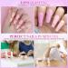 Saviland 10 Colors Dip Powder Nail Kit Starter - Nude Pink Spring Colors - Salon Quality 17pcs Set with 2-In-1 Base & Top Coat - Ideal for Nail Repair & Home DIY - Perfect Gift for Ladies - Buy Online on SooperMarket.com