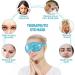 KOLTECH Cooling Gel Eye Mask - Reusable Hot Cold Pack for Stress Relief & Eye Care (Blue) - Buy Online on SooperMarket.com