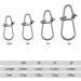 Dr.Fish 50 Pack Stainless Steel Crankbait Snaps - Quick Change Fishing Clips - Bass Fishing Lure Snaps - 50 Pack - Buy Online on SooperMarket.com