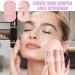 Face Cleansing Brush Small Deep Cleaning Face Brush Silicone Scrubber - Ergonomic Grip Women Men Face Scrubber for Massaging for Travelling Dormitory Pink - Buy Online on SooperMarket.com