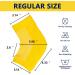 Moisturizing Gel Heel Socks - 2 Pairs for Cracked Feet Care | Night Treatment for Dry Heels | Spa Socks for Men & Women - Yellow Regular - Buy Online on SooperMarket.com