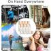 Alledomain 10Pcs 10ml Essential Oils Roller Bottles Clear Glass Roll on Bottles with Lucky Cat Pattern & Stainless Steel Rollers & Gold Cap for Aromatherapy - Include 12 Labels Dropper & Opener Golden - Buy Online on SooperMarket.com