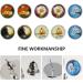 EXCEART 15 Pairs Halloween Earrings Men's Suits Black Stud Earrings for Men Creative Earrings Spider Round - Buy Online on SooperMarket.com