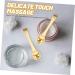 Golden Eye Massage Roller & T-Bar Set | Skin Care Tools for Eye Creams & Facial Masks | International Shipping - Buy Online on SooperMarket.com