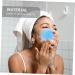 Healeved Face Pore Handheld Brush Facial Brush Silicone Bristles Face Cleaning 11.20X5.10X3.50CM Blue - Buy Online on SooperMarket.com