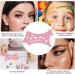 SHZONS Eyeshadow and Eyeliners Stencils Pad | Soft Precision Eyeliners Stencils - Reusable Cleaning Cloths Eye Liners Contour for Makeup Beginners & Beauty Lovers Pink - Buy Online on SooperMarket.com