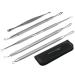 Professional Comedone Squeezer Pimple Remover Blackhead Remover Set Storage Case Complete