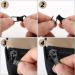 12 Pack Zipper Sliders - Durable Replacement Zipper Pulls for Suitcases Backpacks & Clothes - Black Zip Repair Solution - Buy Online on SooperMarket.com