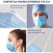 100 Pack Made in USA Disposable Face Masks - Medical Grade 3 Ply Protection for Adults - Soft & Breathable - Buy Online on SooperMarket.com