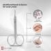 Professional Stainless Steel Curved Cuticle Scissors Manicure Cutter for Nail Toenail Trimming Eyebrow Eyelash for Women and Men - Buy Online on SooperMarket.com