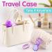 Travel Razors for Women | 5-Blade Portable Razor with Case | Smooth Shaving Essentials in Purple - Buy Online on SooperMarket.com