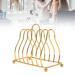 Gold Palette Rack - Carbon Steel Makeup Organizer with 6 Compartments | Coaster Holder & Drying Stand - Buy Online on SooperMarket.com