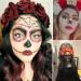 WELROG Halloween Floral Headband Rose Flower Headpiece Day of the Dead Headband Halloween Fancy Dress Costume Accessory (Black-White) - Buy Online on SooperMarket.com