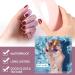 Beautfave Grey White Gel Nail Strips 16Pcs - Waterproof Adhesive Nail Wraps with File - UV/LED Lamp Required - Buy Online on SooperMarket.com