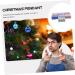OFFSCH 7 Boxes Christmas Tree Pendant Ornament Outdoor Decoration Christmas Pendant Tree Decoration Hanging - Buy Online on SooperMarket.com