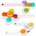 Winstico Suction Cup Toy Set | 3-Pack Fidget Sensory Water Toys for Toddlers 18+ Months | Fun Cartoon Baby Toys - Buy Online on SooperMarket.com