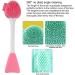 Double Head Facial Brush - Exfoliating Scrub & Massage Tool for Skincare | International Shipping Available - Buy Online on SooperMarket.com