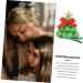 ABOOFAN 2 Pairs Christmas Tree Barrette Christmas Tree Hair Clips Kids Tiara Mini Santa Hats Christmas Hair Clip Hair Barrettes for Girls Mini Tiara Xmas Hairpin Baby Iron Antlers Filler - Buy Online on SooperMarket.com