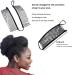 Black Large Banana Hair Clips Set - 40 Combs for Natural Curly Thick Hair, Stretch & Adjust, Comfy, Damage-Free, All-Day Hold - Ponytail Style - Buy Online on SooperMarket.com