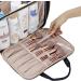 NISHEL Portable Travel Toiletry Bag & Makeup Organizer - Stand Up Cosmetic Case for Travel - Black - Buy Online on SooperMarket.com