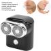 Mini Rotary Beard & Body Hair Trimmer - Cordless Portable Type C Charging | Ideal for Home & Travel Grooming - Buy Online on SooperMarket.com