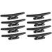 MIZUGIWA Nylon Boat Cleats 6 inch Boat Dock Cleat Black 6 INCH - 8PCS