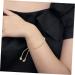 HAPINARY 10pcs Adjustable Bracelets Adjustable Cuff Bracelet Bracelets Aesthetic Bracelets for Girls Adjustable Decors Chic Wrist Jewelry Open Bracelets Beads Copper Preserve Color Golden 23X0.3cm - Buy Online on SooperMarket.com