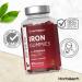 Iron Supplements | 14mg Iron Gummies with Vitamin C | 90 Vegan Gummies | for Men & Women | by Horbaach - Buy Online on SooperMarket.com
