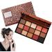 3 Makeup Pallet for Eyes - 15 Colors Matte Eyeshadow Palette | Pigmented Shimmer Eye Shadow Palette Blendable Long Lasting Waterproof Makeup Kit Kot-au 3 Pcs 3 - Buy Online on SooperMarket.com