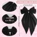 Andibro French Bow Hairpins for Women Long Tail Large Bow Barrettes Clip Soft Silky Satin Hairclip Bow Metal Duckbill Clips for Dress up Accessories Decor for Wedding Party - Buy Online on SooperMarket.com