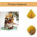 8 Pcs Gold Cake Topper Decorations Gold Palm Leaf Cake Toppers With Gold Cake Insert Decoration cake decorations for Birthday Party WeddingValentine's Day Baby Shower Diy - Buy Online on SooperMarket.com