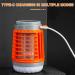 Electric Mosquito Killer Lamp Mosquito Lamp Mosquito Zapper Electric Fly Killer Electric Fly Zapper Household Use Indoor Outdoor Mosquito Trap Portable(Color:Orange) - Buy Online on SooperMarket.com
