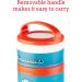 Whiskware Captain America Snack Cups for Kids | 3 Stackable Containers for School and Travel - Buy Online on SooperMarket.com