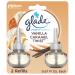 Glade PlugIns Refills Air Freshener, Scented and Essential Oils for Home and Bathroom, Vanilla Caramel Twist, 1.34 Fl Oz, 2 Count