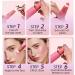 HERBENJOY Liquid Blush Beauty Wand Cream Blush - Long Lasting & Lightweight | Cheek Makeup with Cushion Applicator (03) - 1 ml - Buy Online on SooperMarket.com