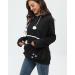 Erbacan Pet Carrier Hoodie-Cat Pouch Sweatshirt- Kangaroo Breathable Unisex Hoodie Medium Black - Buy Online on SooperMarket.com