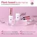 SAVILAND Builder Nail Gel - Clear Pink Thickening Gel with Castor Oil & Vitamin E | LED Cured Hard Gel for Home Nail Care & Strengthening - Buy Online on SooperMarket.com